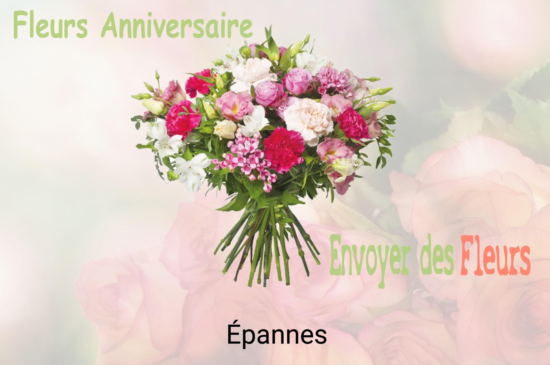 Bouquet de fleurs d’anniversaire livré à Épannes